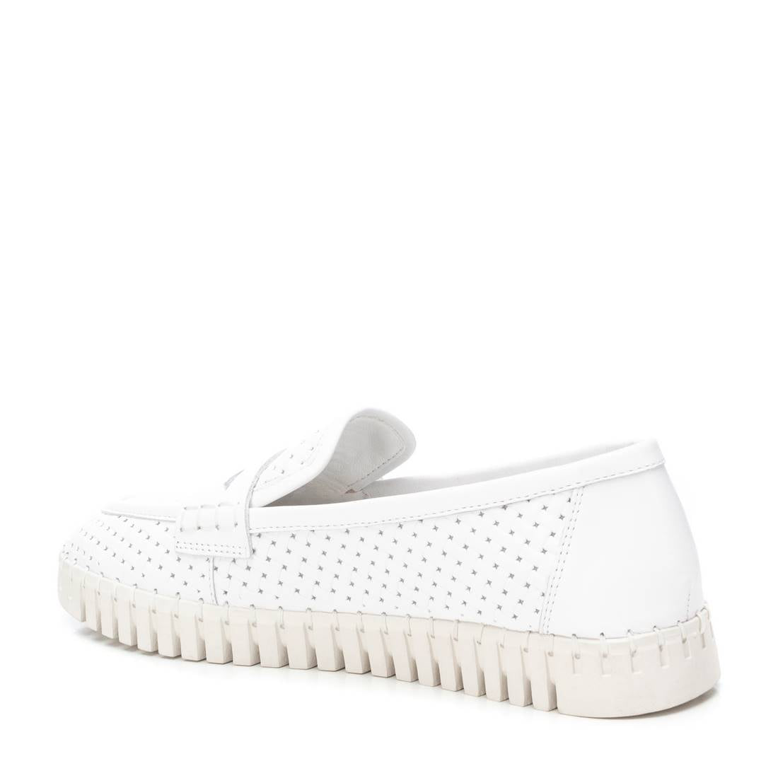 Carmela 16230301 mocassins cuir blanc ajouré
