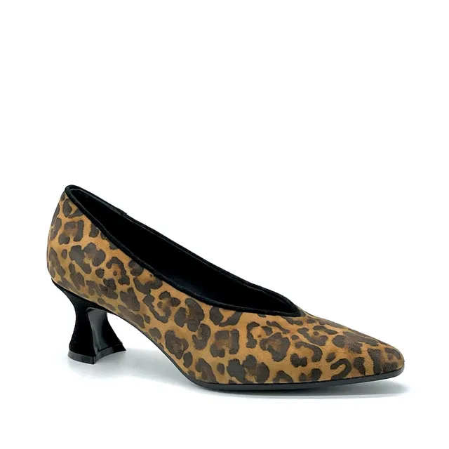 Elata 52508 escarpins suède imprimé talon 5,5 cm