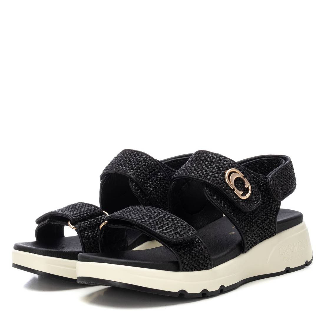 Carmela 16232902 sandales noir scratch confort