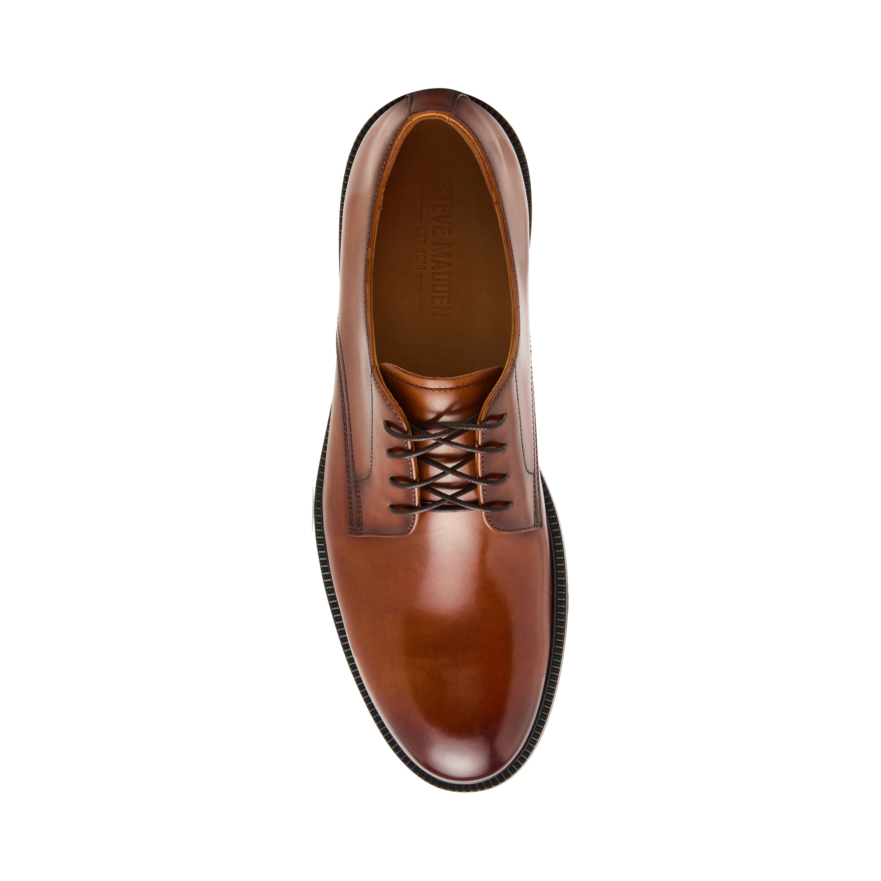 Steve Madden Asotin derby cuir camel homme