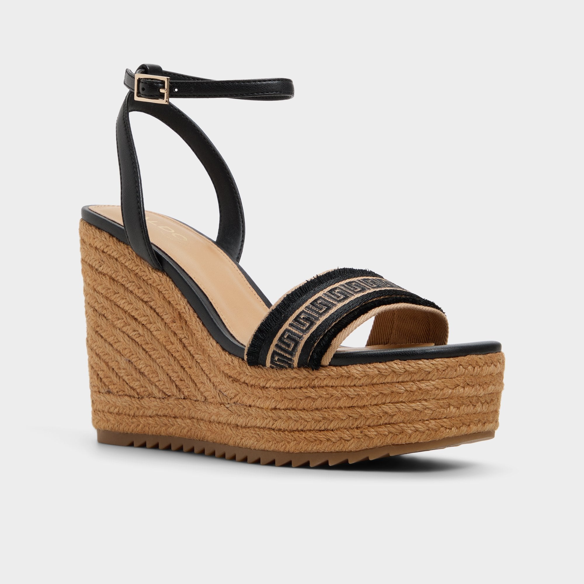 ALDO Aberitram espadrilles compensées tressées