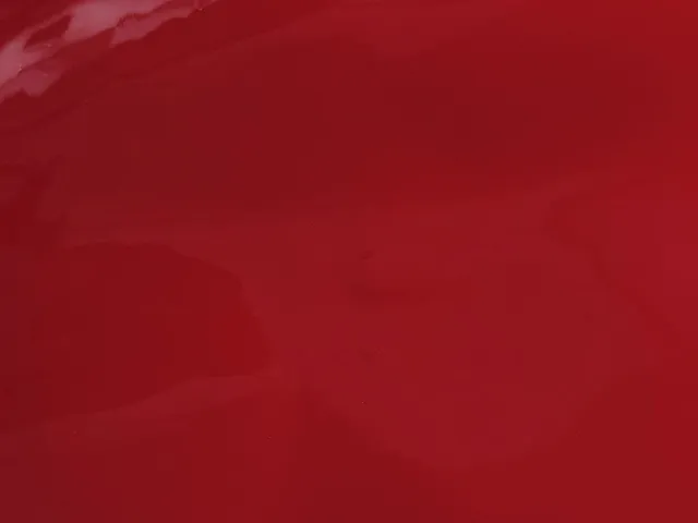 Dessine Moi Un Soulier Vernis rouge échantillon cuir vernis