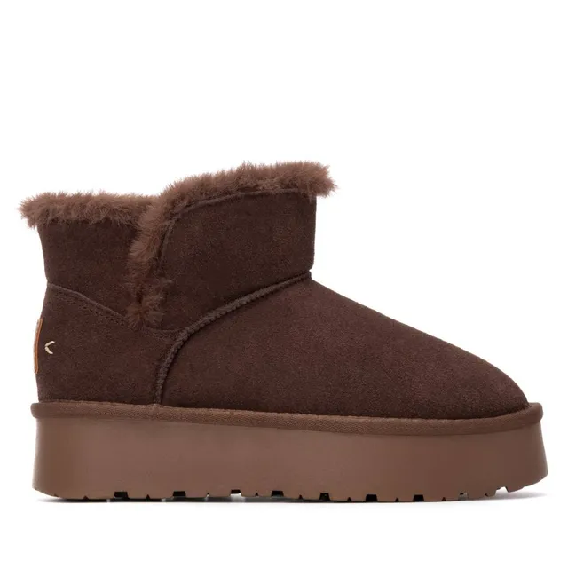 Carmela 16263303 boots femme cuir fourrée marron