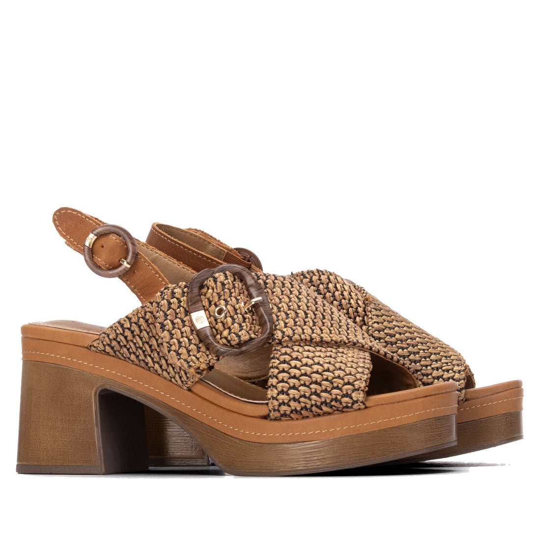 Carmela 16315701 sandale femme camel talon 8 cm