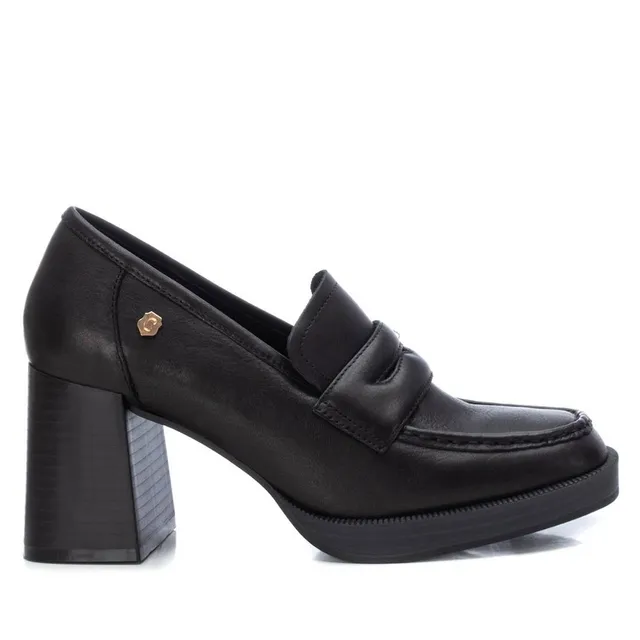 Carmela 16121803 mocassins cuir noir talon 8cm