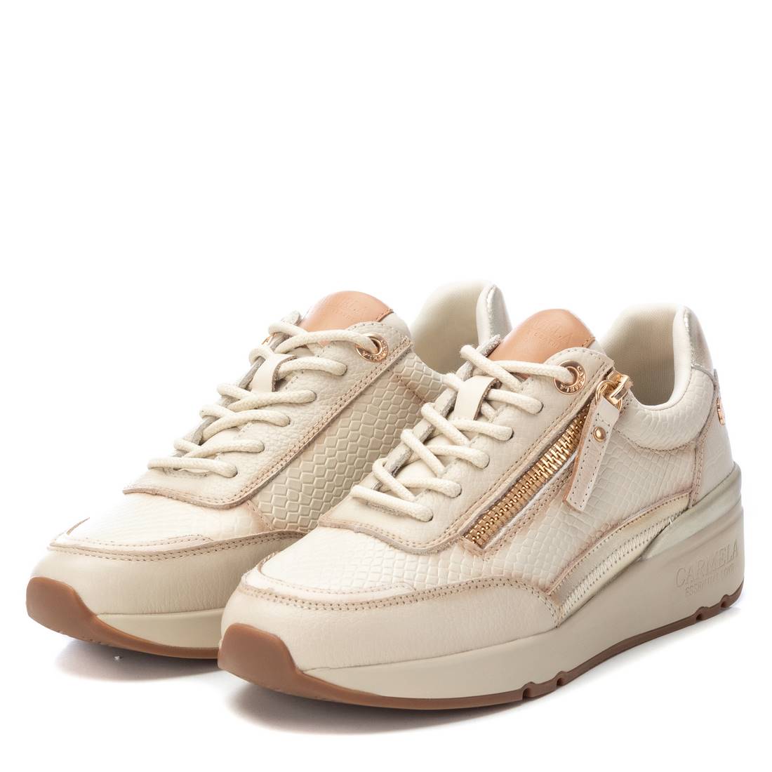 Carmela 16112802 baskets femme blanc cuir
