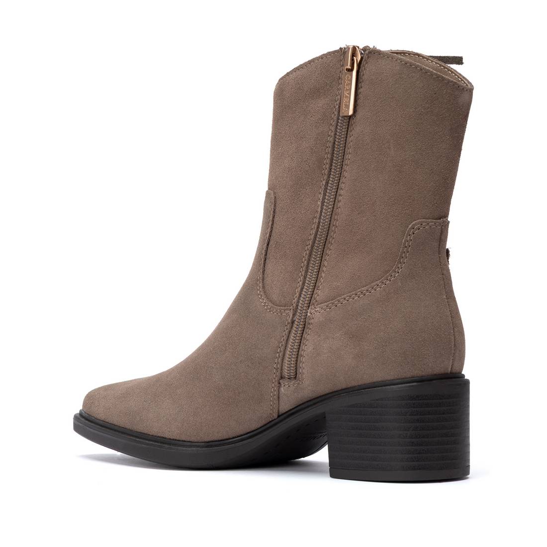 Carmela 16425203 bottine cuir franges marron