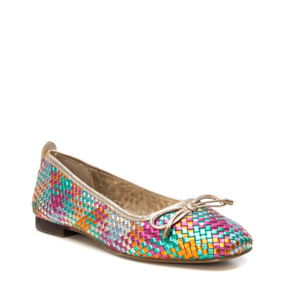 Carmela 16231304 ballerine cuir multicolore ajourée