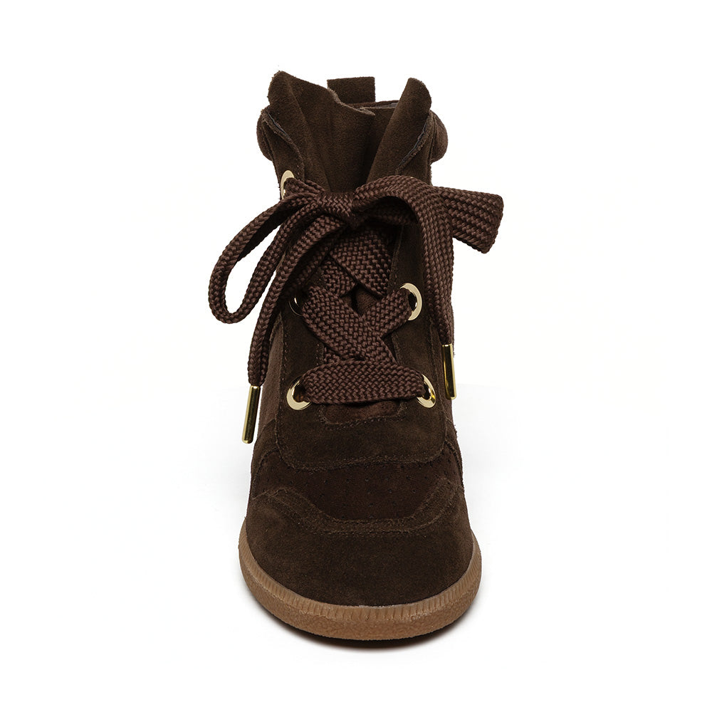 Steve Madden Mables baskets daim marron compensé 2,5 cm