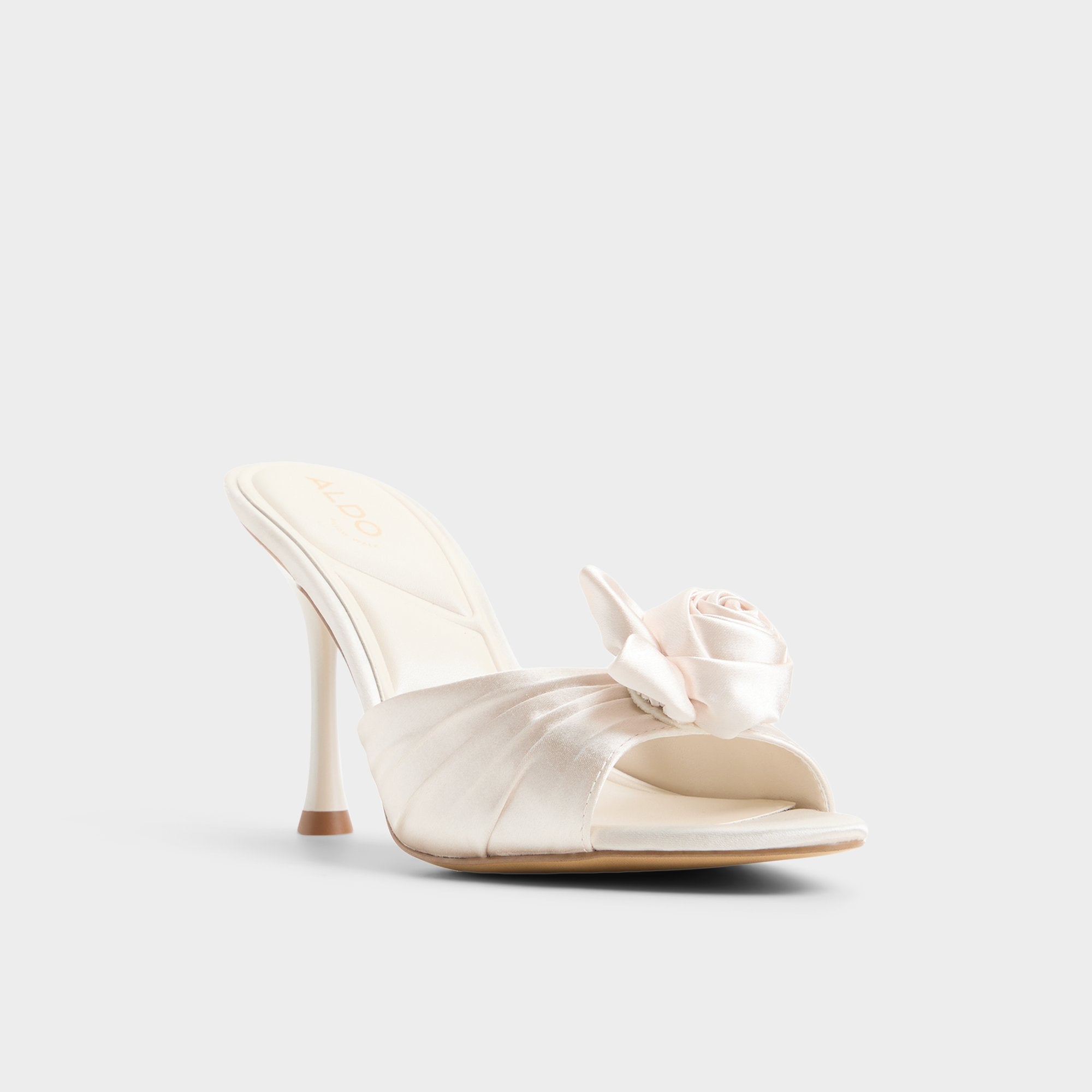 ALDO Rosalina bottes femme blanches talon
