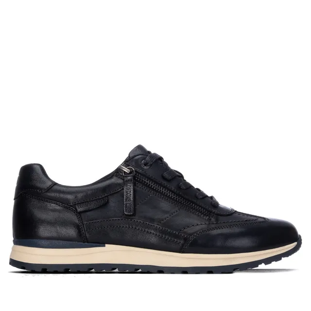 Carmela 16420803 baskets homme bleu cuir véritable
