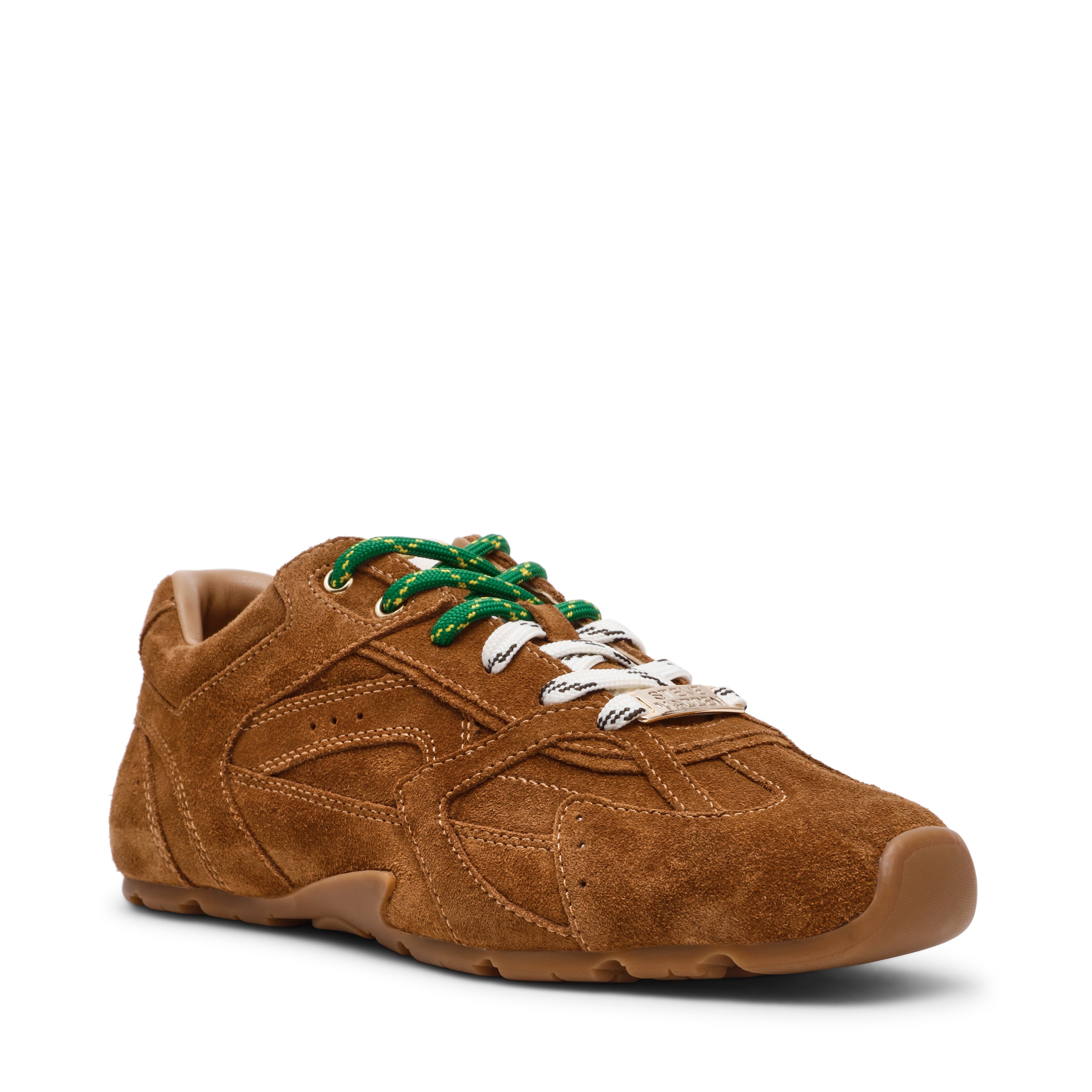 Steve Madden Asiel basket basse camel daim semelle 2 cm