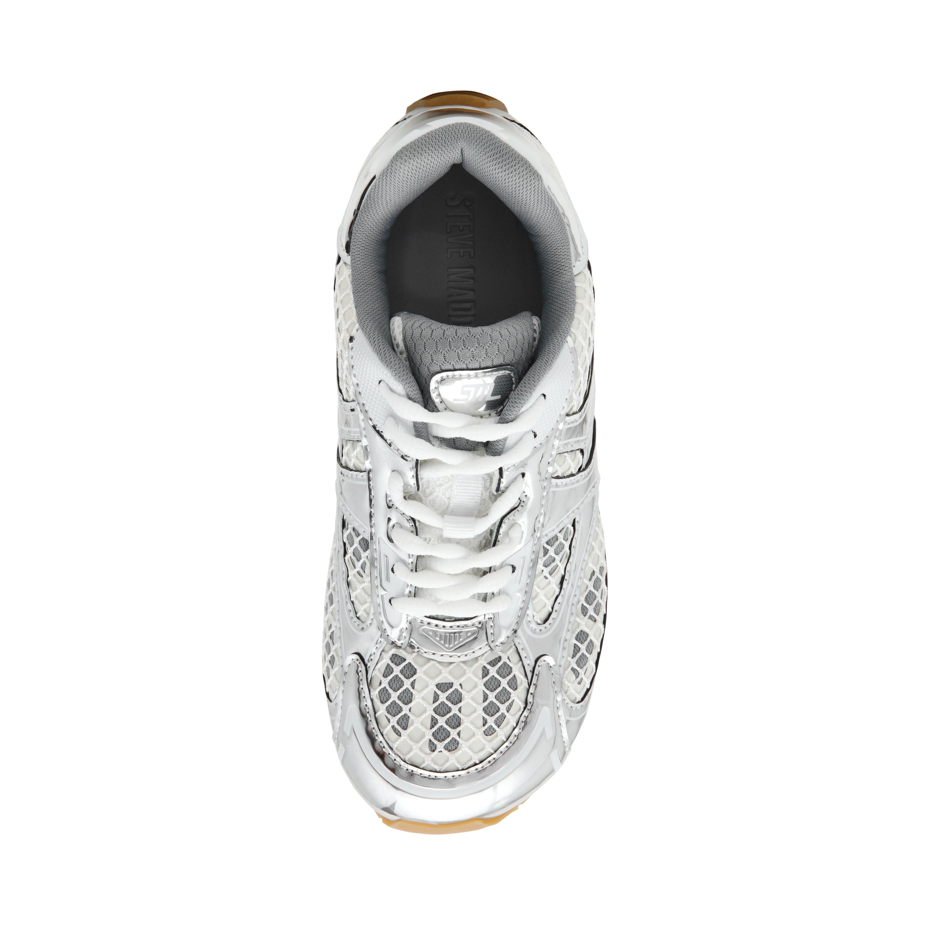Steve Madden Pager baskets argentées à lacets