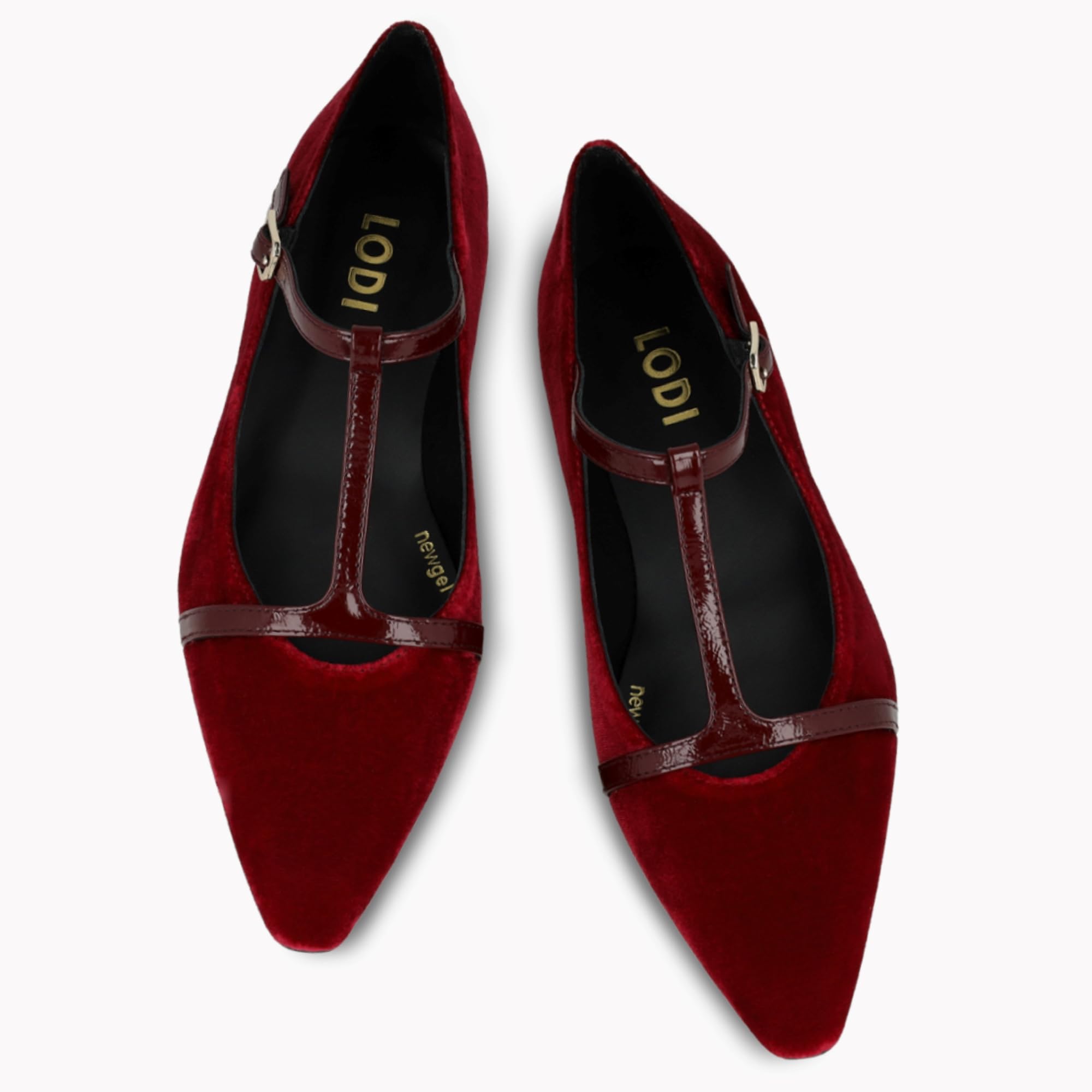 LODI BED5526-TE babies cuir rouges à talon