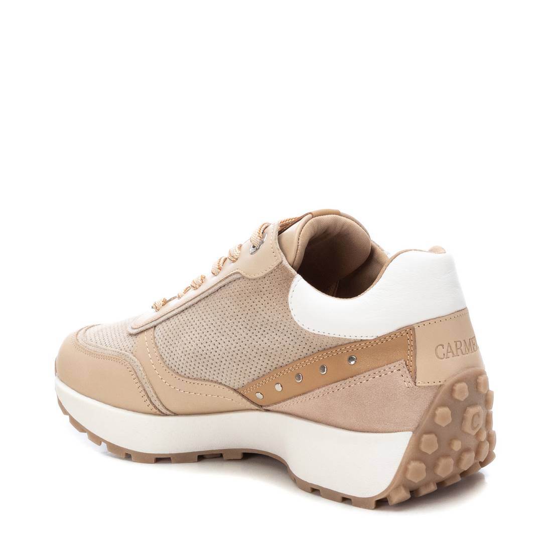 Carmela 16069904 sneakers femme cuir marron clous