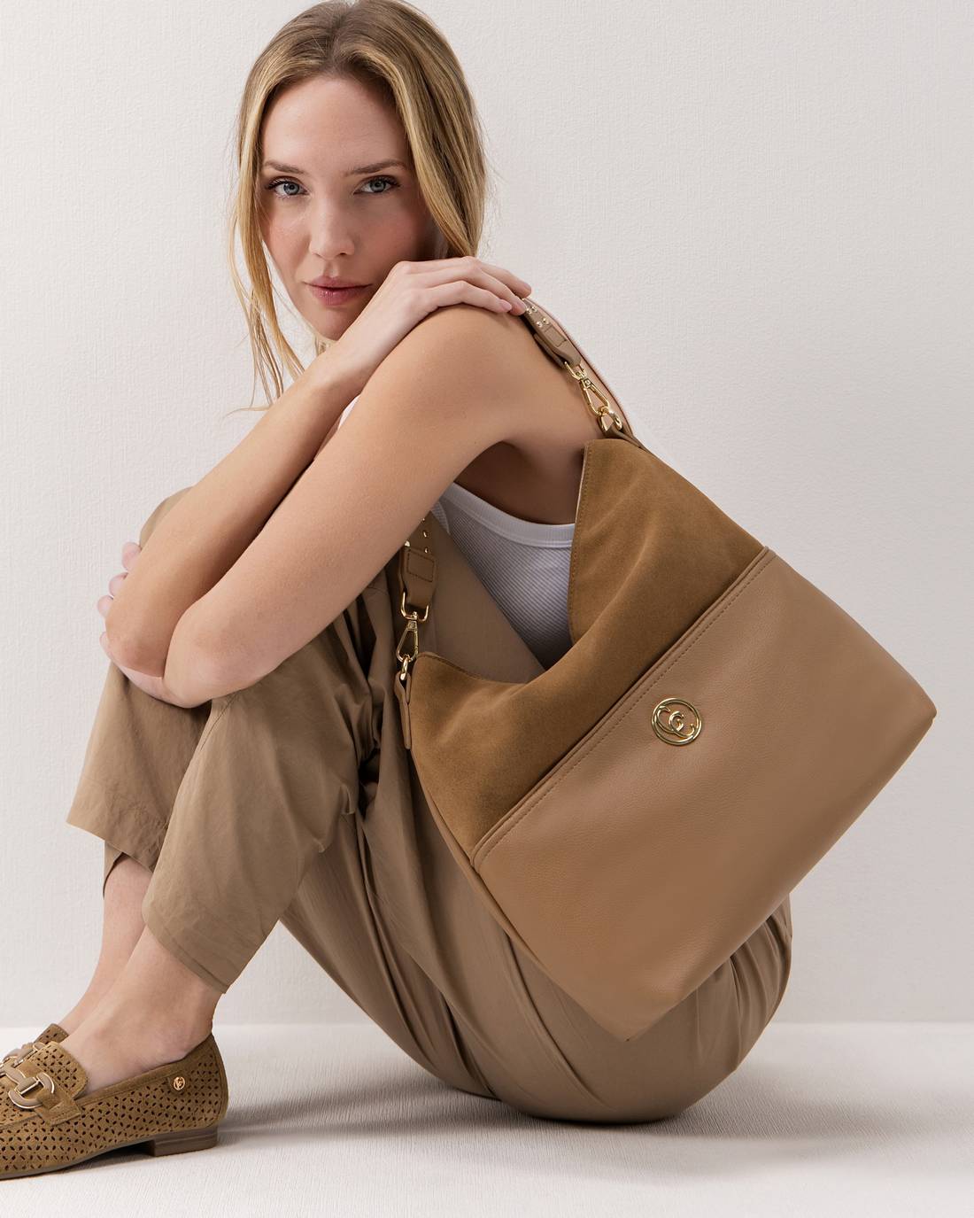 Carmela 18620302 sac simili camel bandoulière