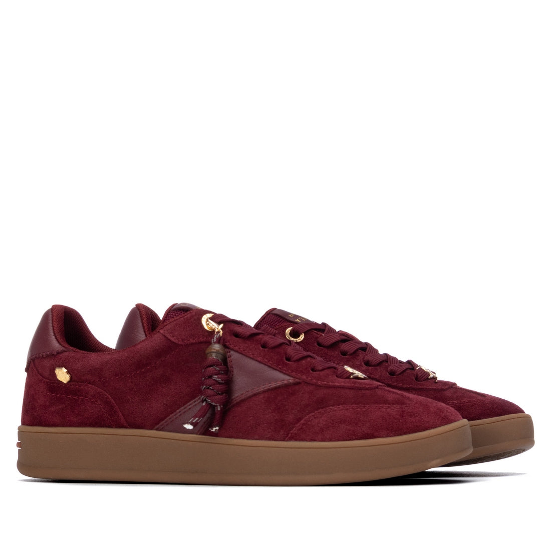 Carmela 16437206 baskets femme bordeaux cuir