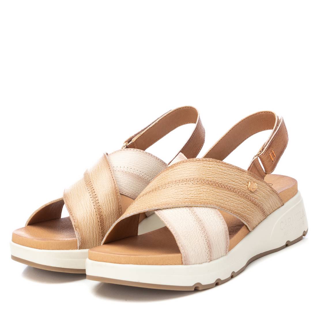 Carmela 16148102 sandales femme marron cuir scratch