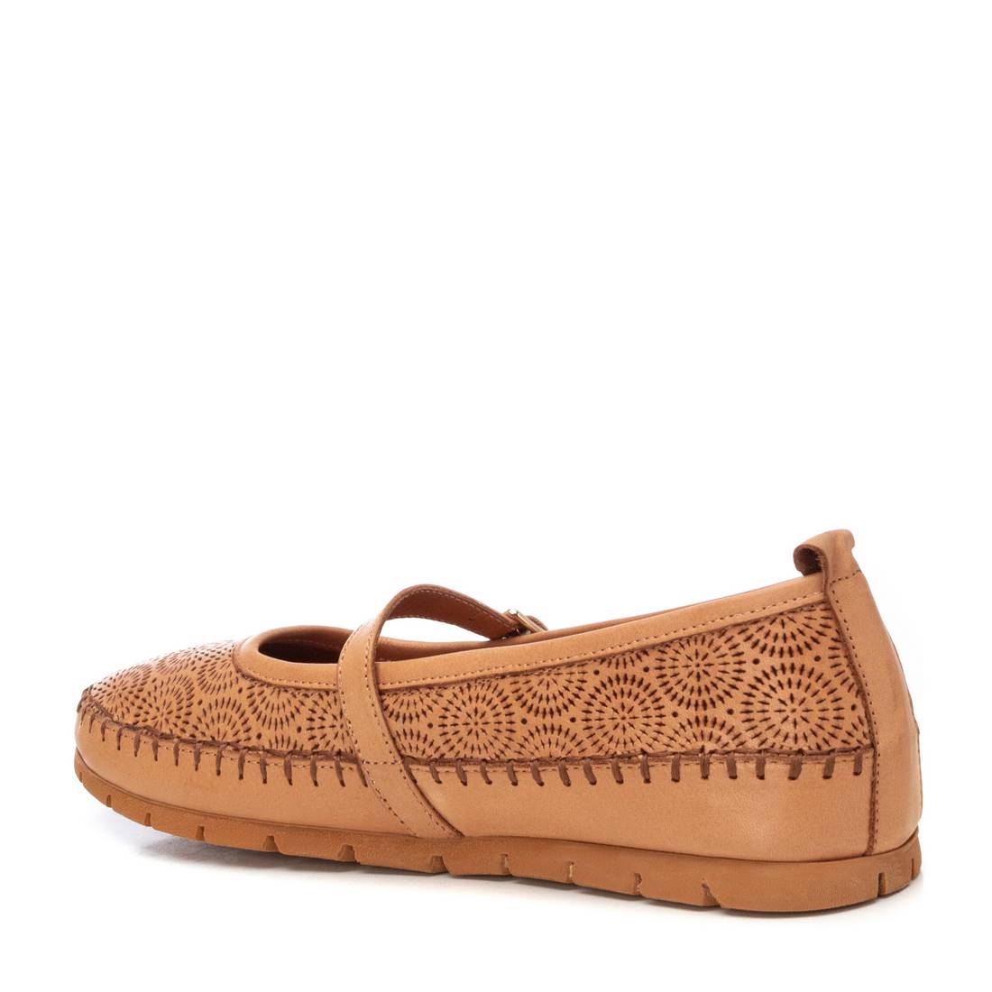 Carmela 16208002 ballerines cuir camel à boucle