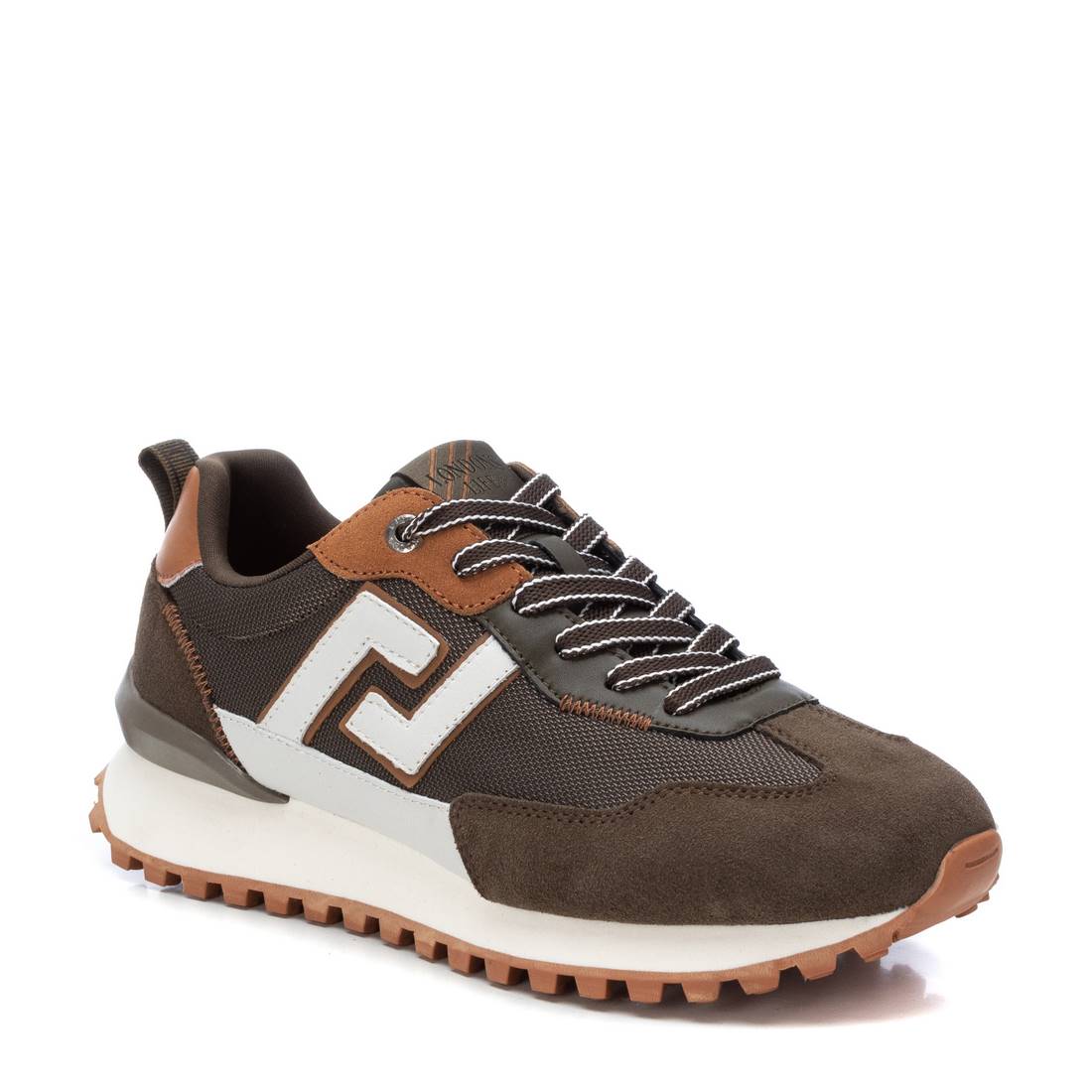 Carmela 16103604 baskets homme cuir vert lacets