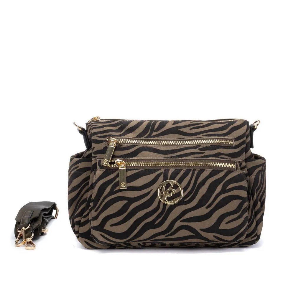 Carmela 18618701 bandoulière cuir kaki 23 cm