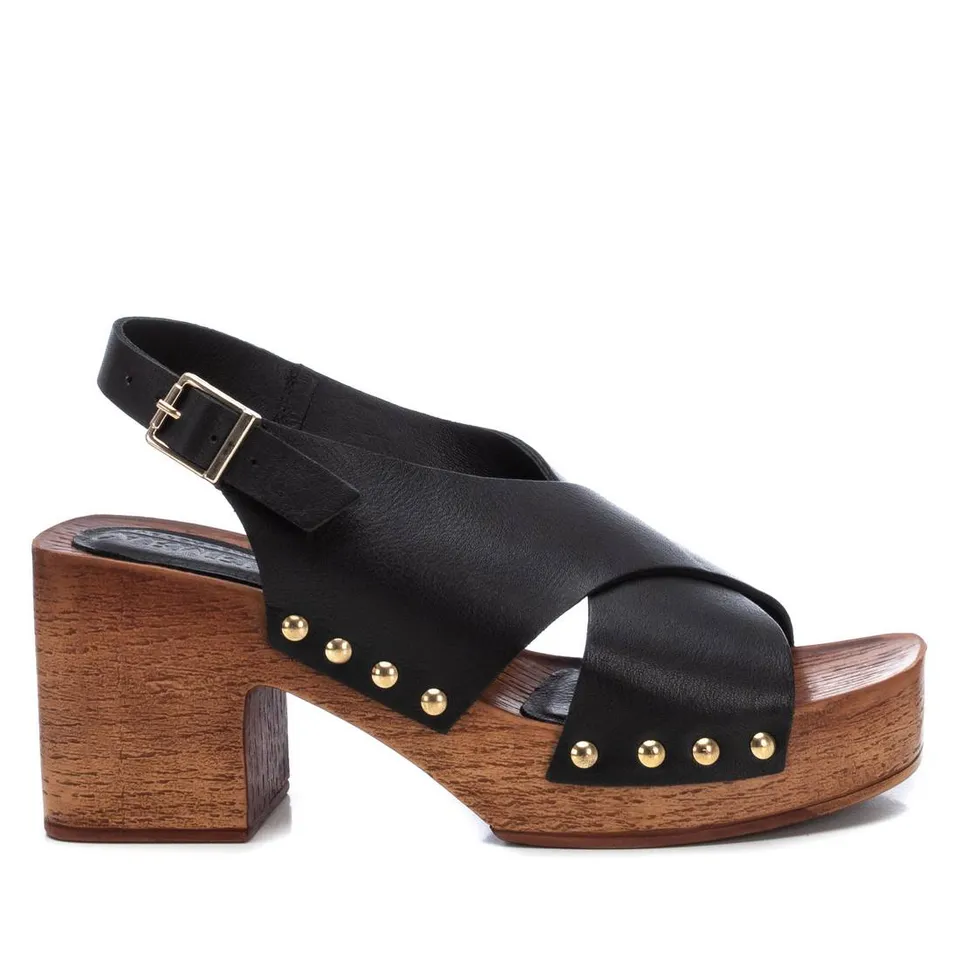 Carmela 16078104 sandales femme noires cuir
