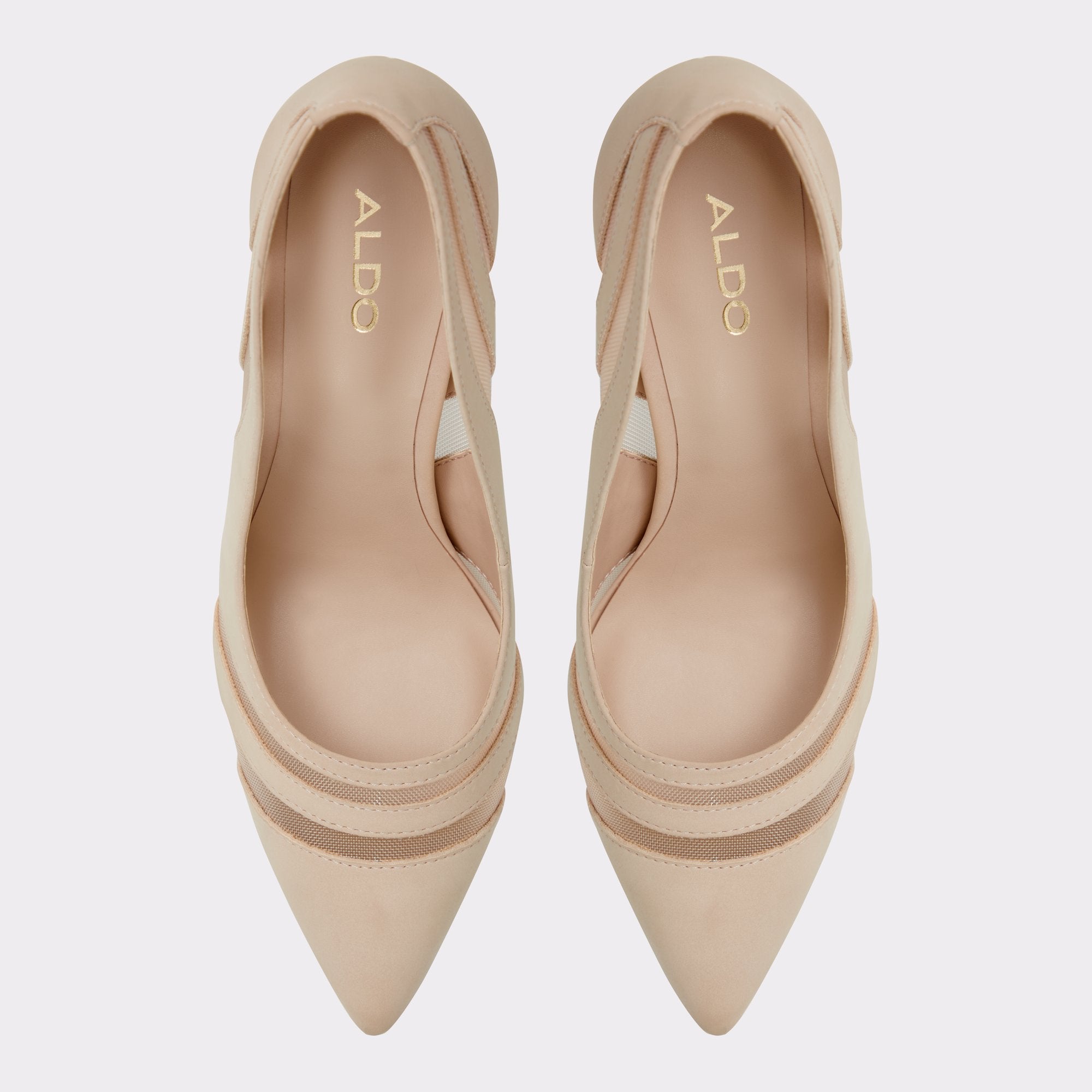 ALDO Lisaa escarpins nude maille talon