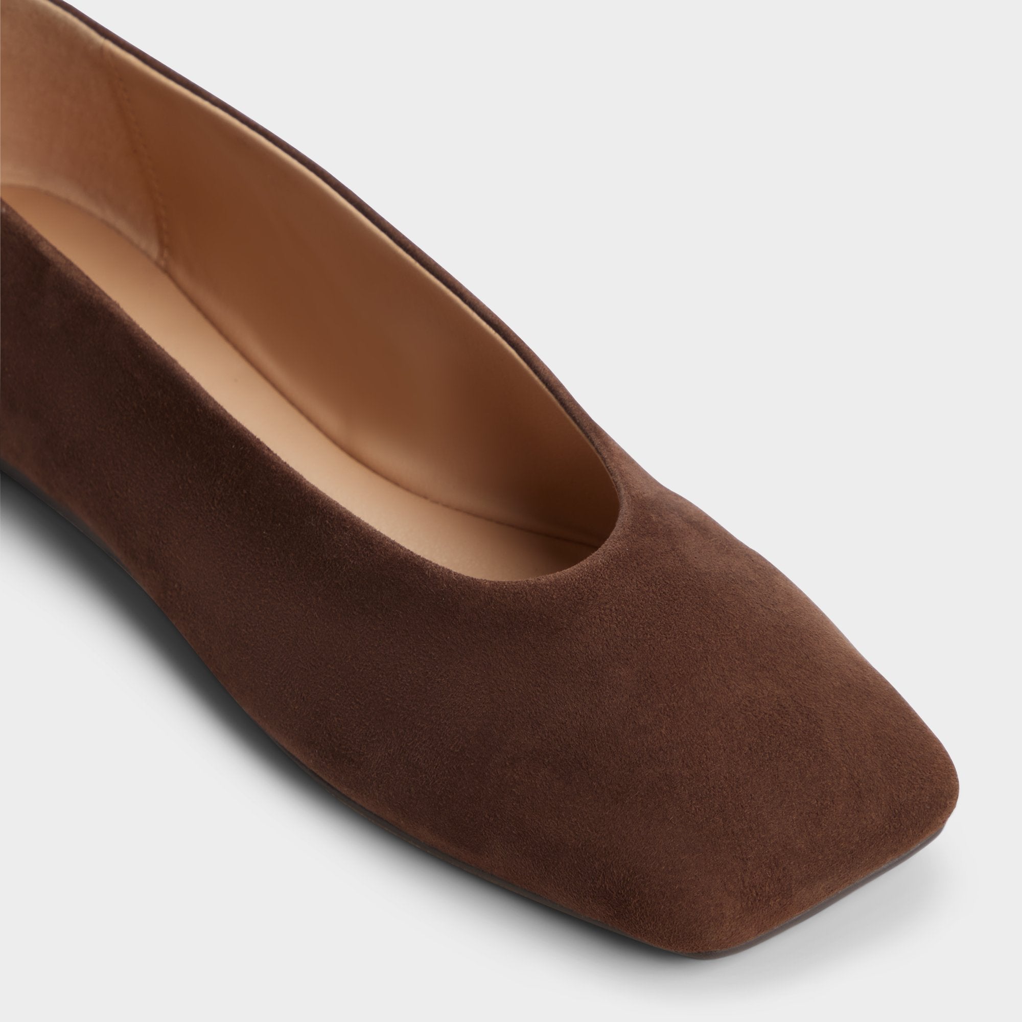 ALDO Beralalden ballerines suède chocolat