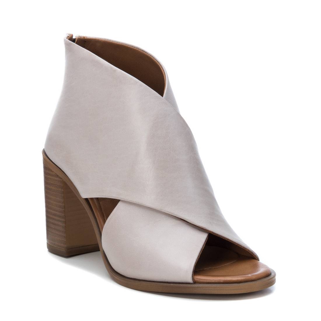 Carmela 16077002 sandalette cuir blanche talon 8cm