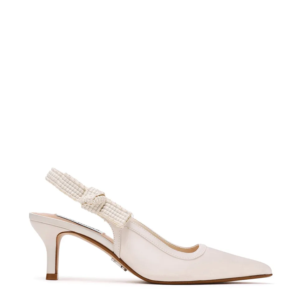 Steve Madden Ensemble escarpins ivoire satin talon 7 cm