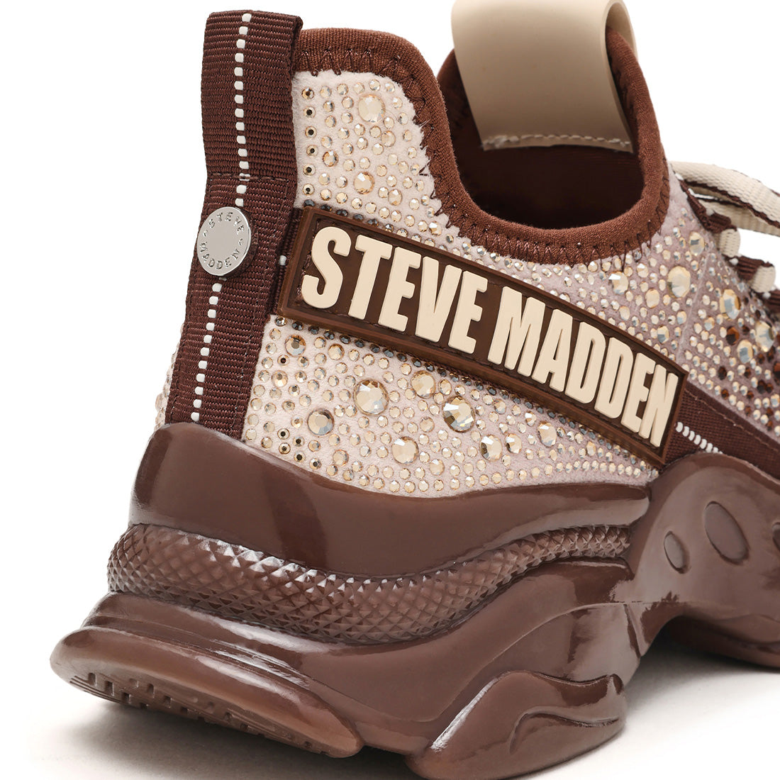 Steve Madden Mistica baskets marron taupe plateforme 6 cm