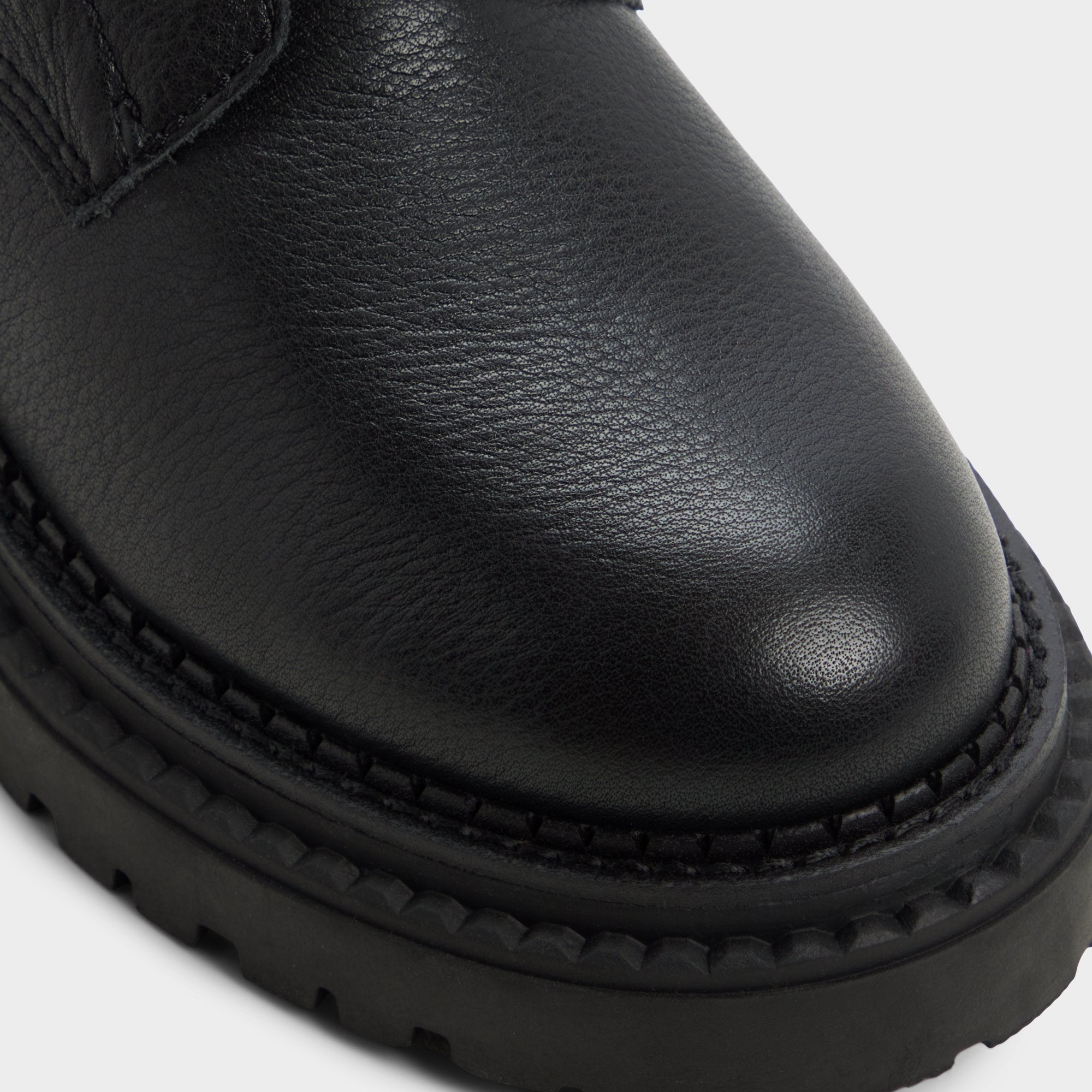 ALDO Lewellen bottines combat cuir fourrure crantée