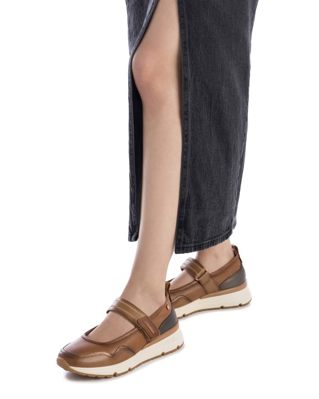 Carmela 16251503 ballerines femme camel cuir