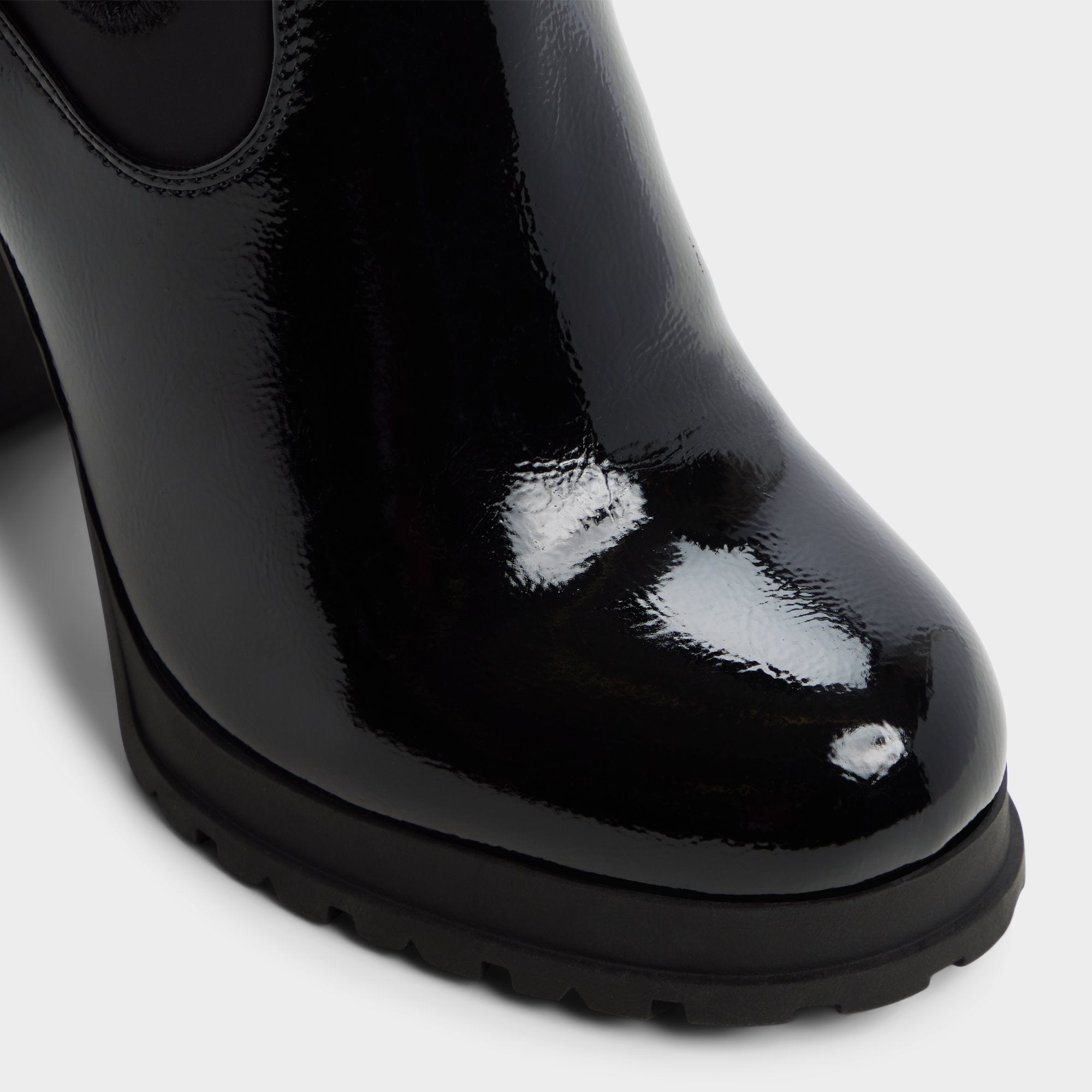 ALDO Bold bottines Chelsea vernies talon