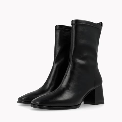 LODI A-HEKA bottines cuir noires talon confort