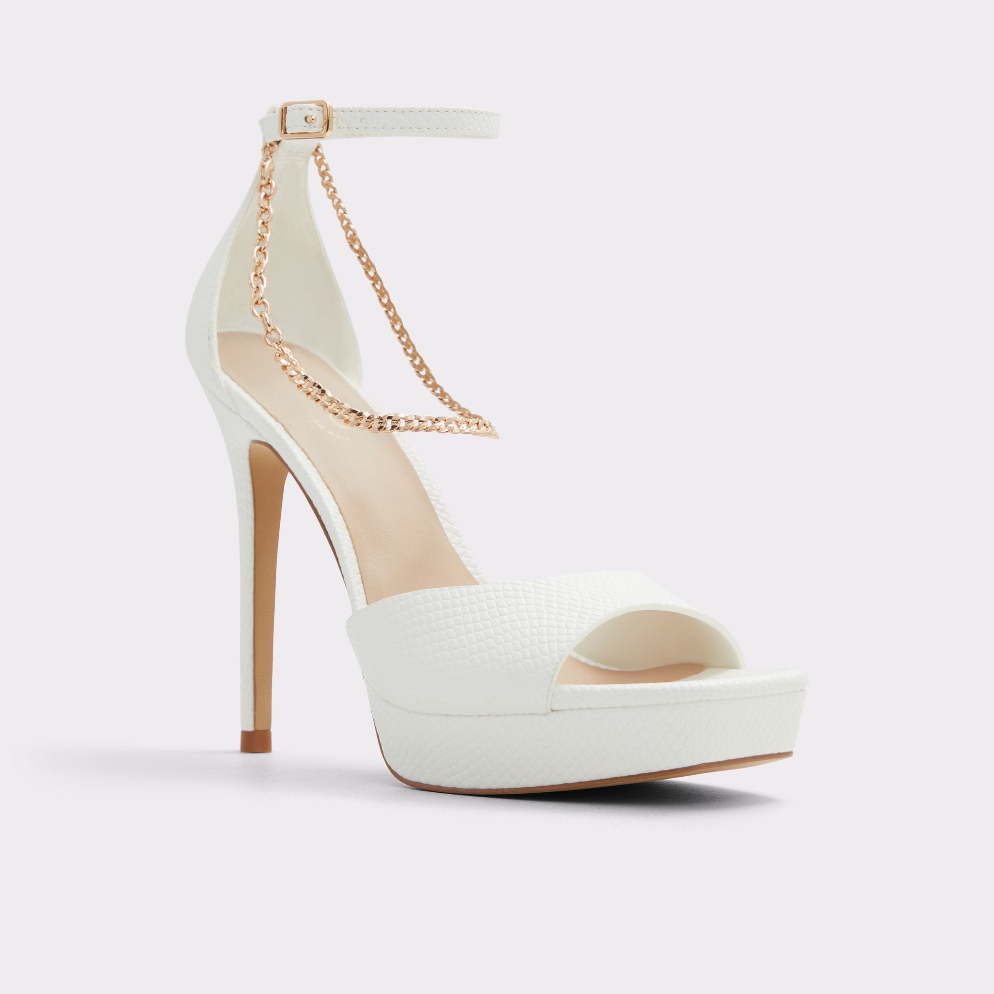 ALDO Prisilla escarpins nude chaîne talon