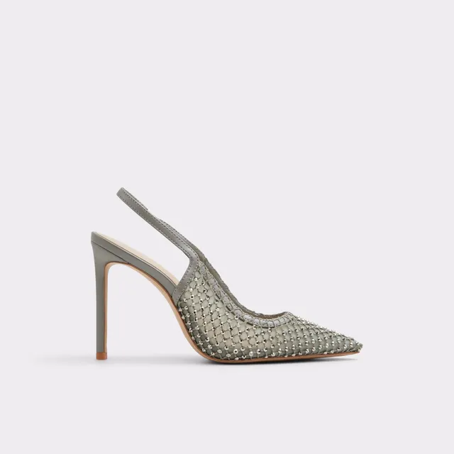 Aldo Marciana escarpins bride arrière strass verts