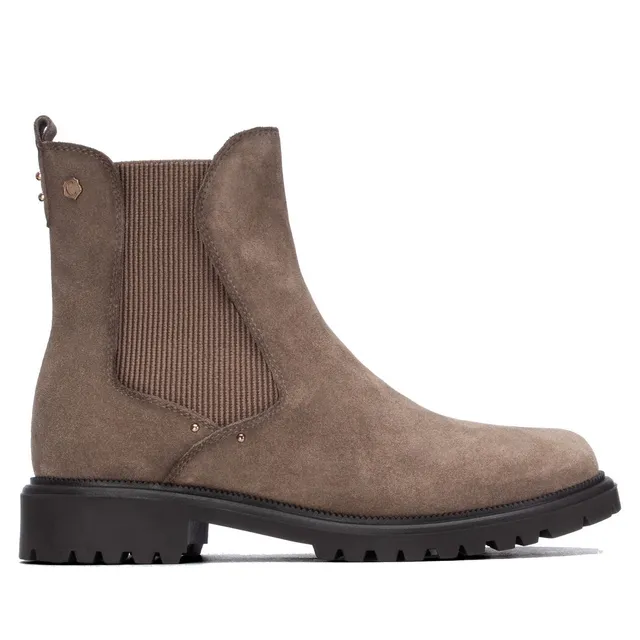 Carmela 16431501 bottines cuir marron talon bas