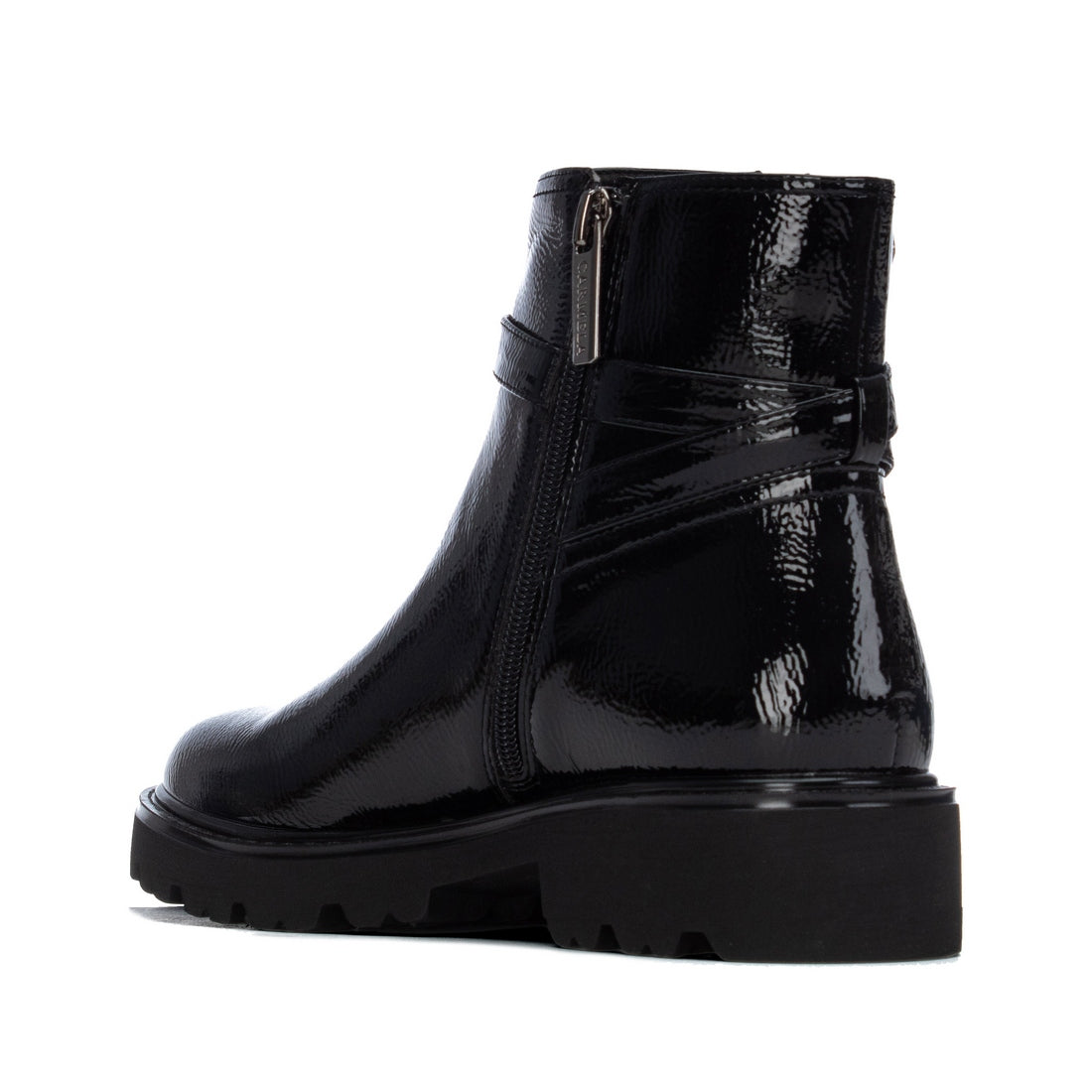 Carmela 16433301 bottine vernie noire plate