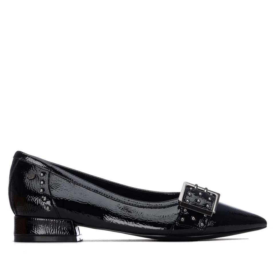 Carmela 16439701 ballerines noires vernies talon bas