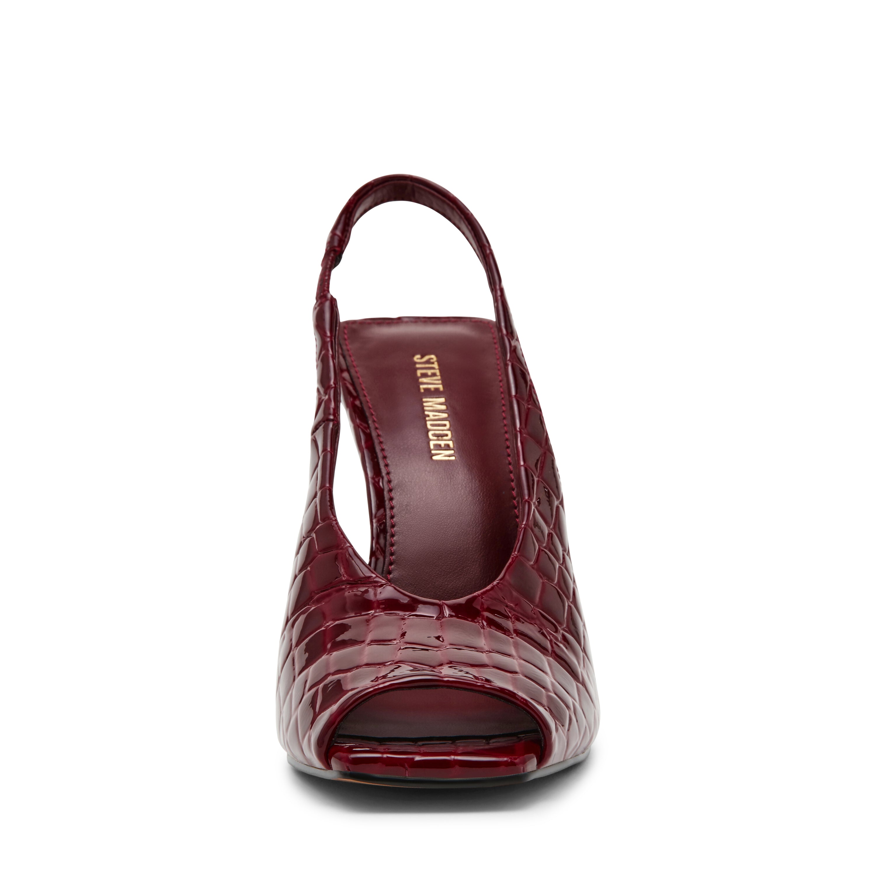 Steve Madden Lucian sandales bordeaux cuir 10,5 cm