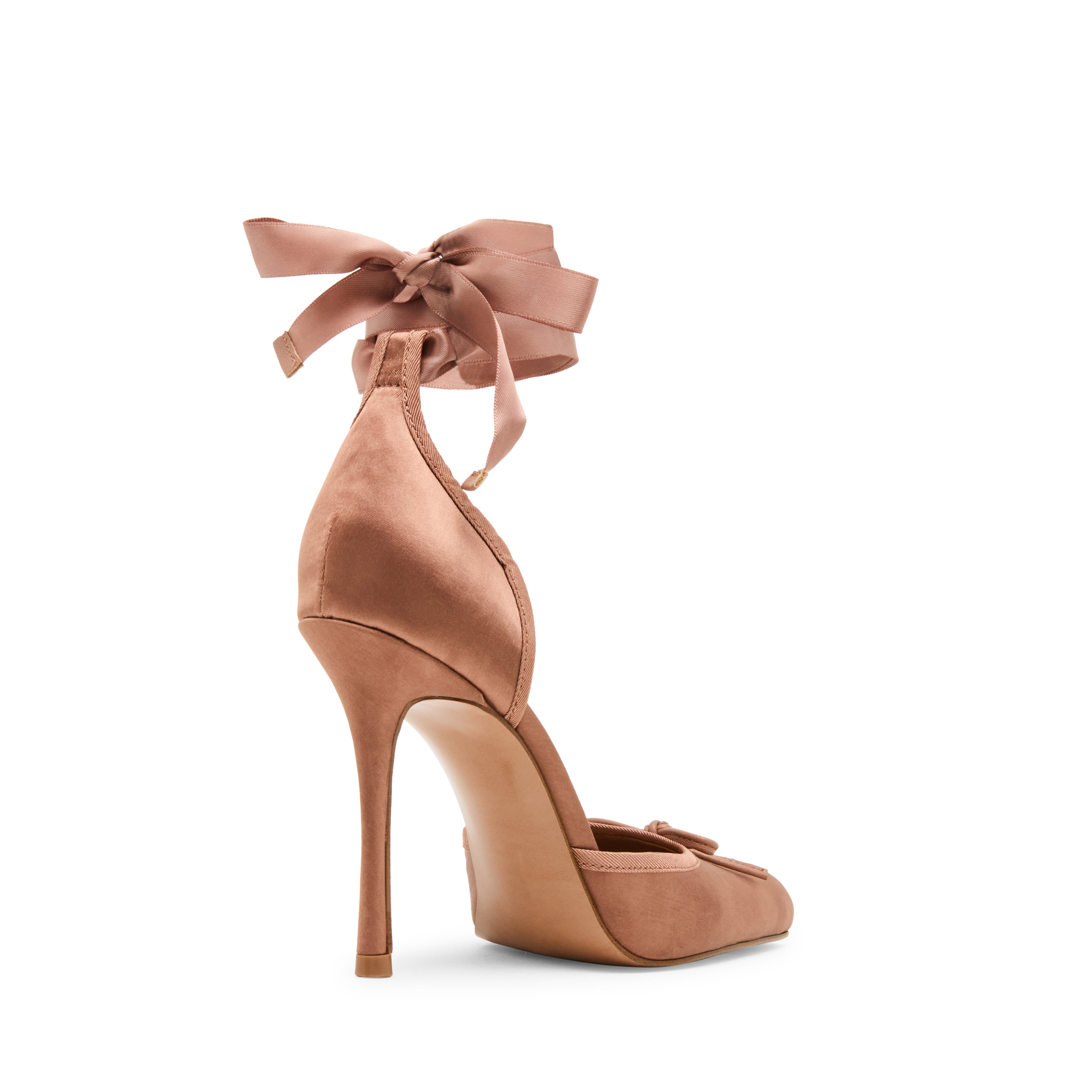 Steve Madden Larina escarpins beige satin talon 10,2 cm