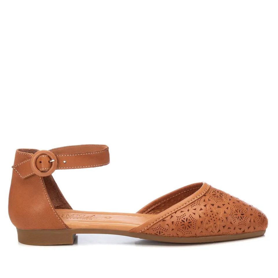Carmela 16158301 ballerines cuir marron à bride