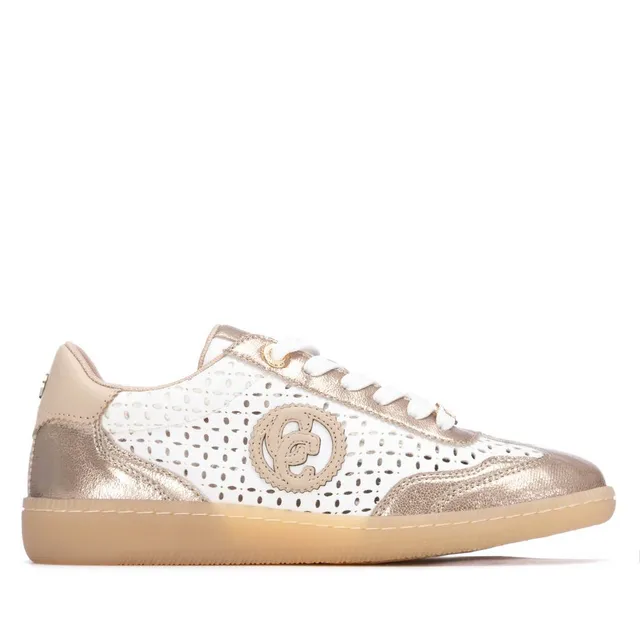 Carmela 16312002 basket femme doré cuir véritable