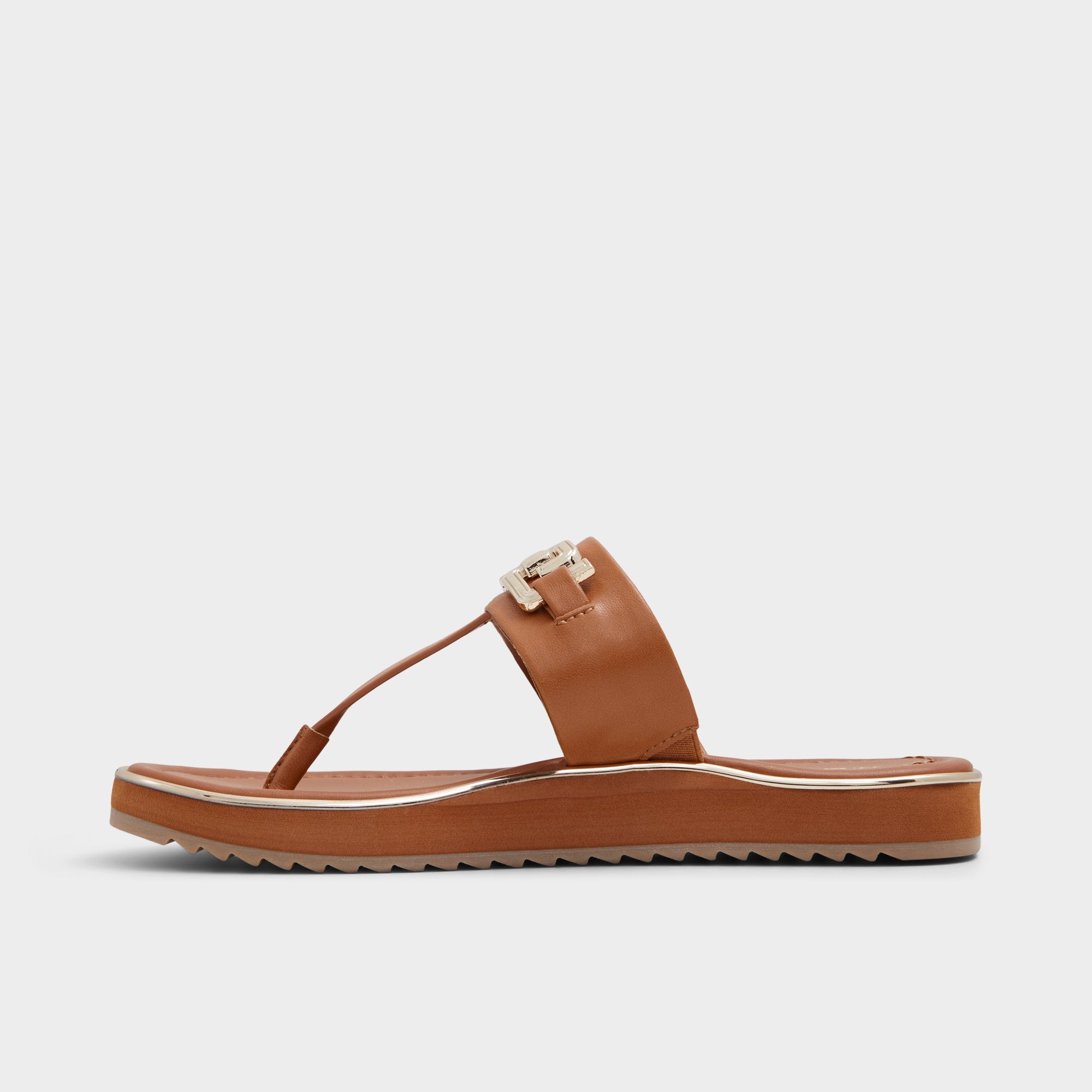 ALDO Adirahar sandales plates marron
