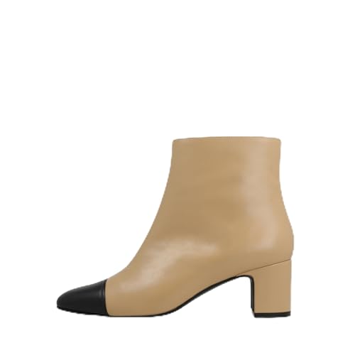LODI RISCO bottines beige cuir femme