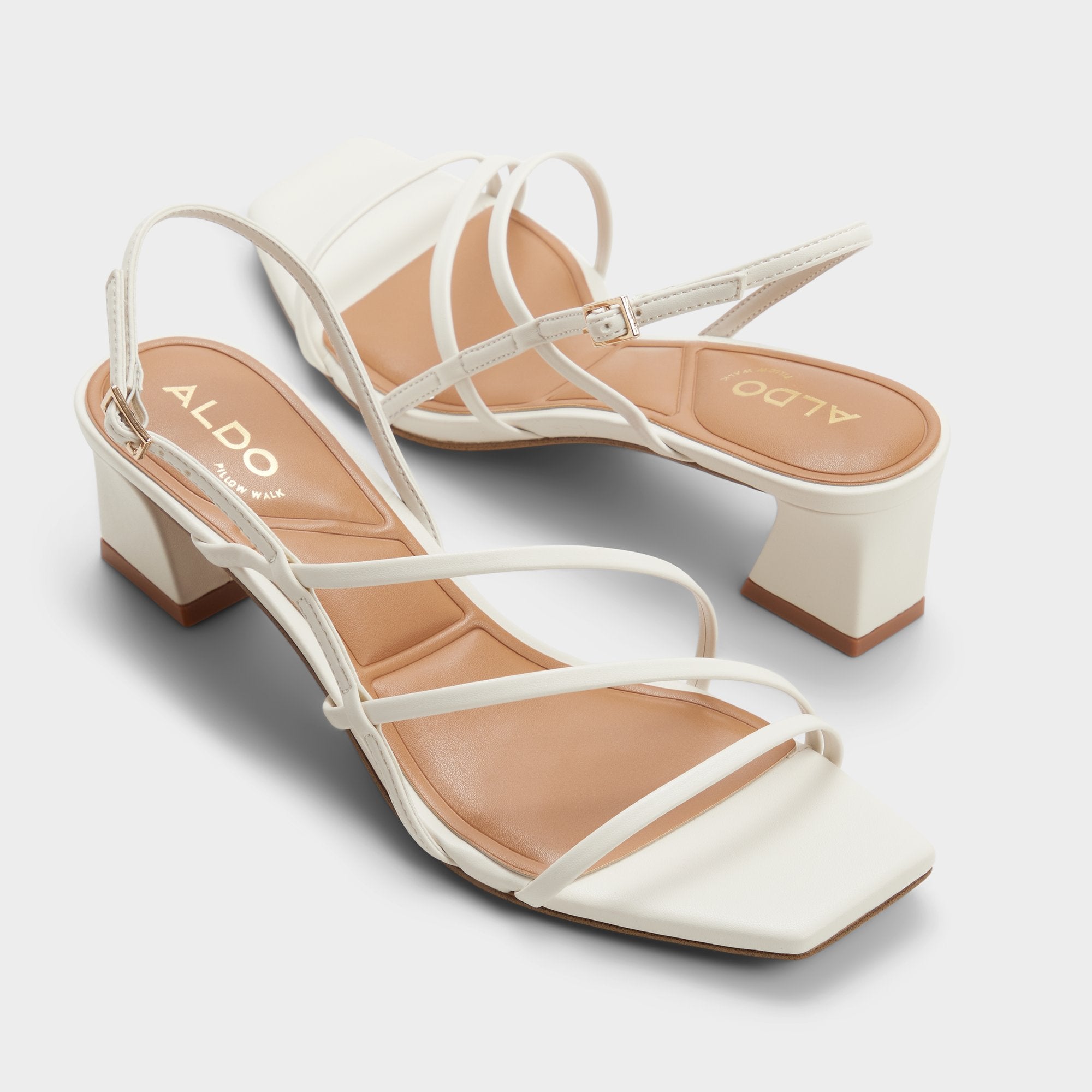 ALDO Maegann bottes blanches femme à talon