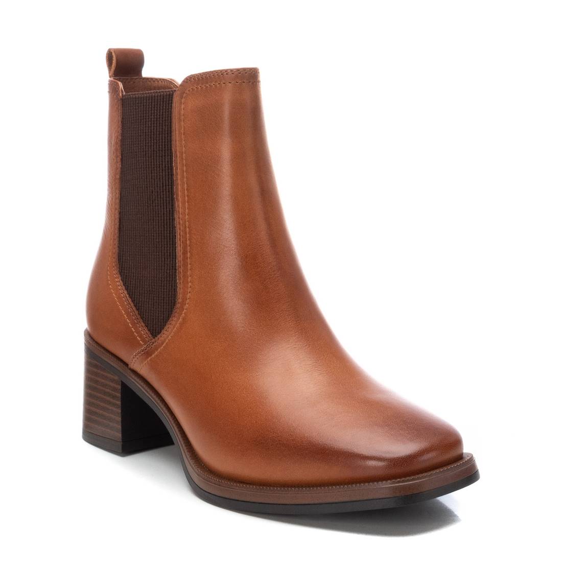 Carmela 16194602 bottine chelsea cuir marron talon 6 cm
