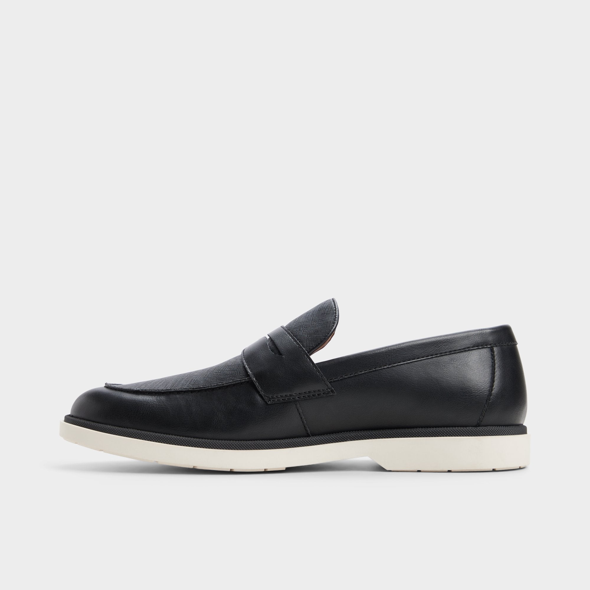 ALDO Stanson mocassin noir cuir pointure large