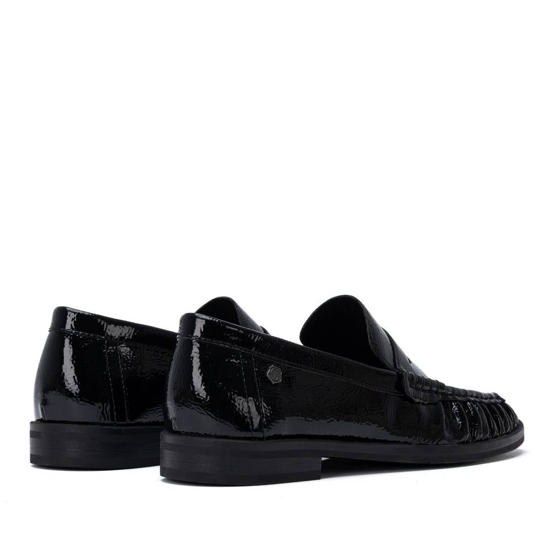 Carmela 16435702 mocassin verni noir plat